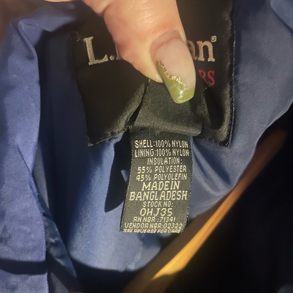 Llbean Outdoors Red Winter Jacket M - image 4